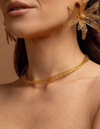 Colar Trio Banho Ouro 18K