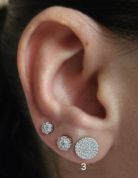 Brinco Cravejado Prata 925 Banho Ródio e Zircônias (3)